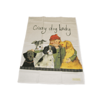 The main product image for Crazy Dog Lady Tea Towel.