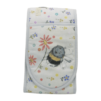 The main product image for Bees and Flowers Double Oven Glove.