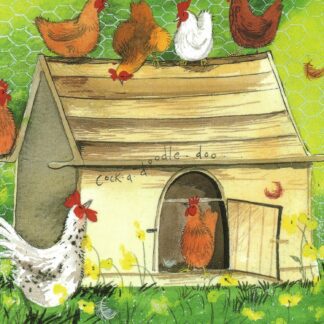 The main product image for Chicken Coop Coaster.