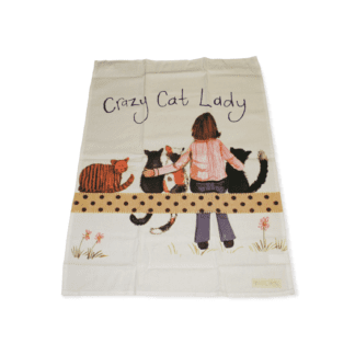 The main product image for Crazy Cat Lady Tea Towel.